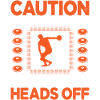 Caution Throwing AreaDiskus werfen