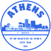 Athens Skyline Stamp