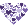 Purple Heart of Hearts