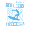 Surfer Surfing Girls