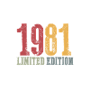 1981 Édition limitée