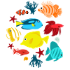 Tropical aquarium