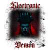 Electronic demon Techno music