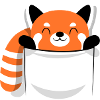 Red panda kawaii