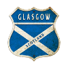 Glasgow Schottland Wappen Flaggen Design