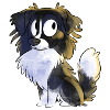 Chibi Australian Shepherd - Black