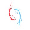 Fish line art