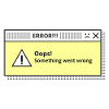 Warnmeldung Systemdialog Fehler Computer