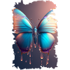 Melting butterfly