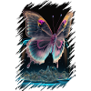 Melting butterfly