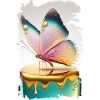 Melting butterfly