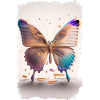 Melting butterfly