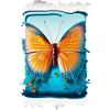 Melting butterfly