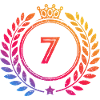 7 Number wreath