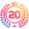 20 Zahl Kranz
