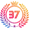 37 Number wreath