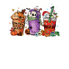 Coffee Cups Hallothanksmas Bleached