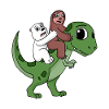 Dinosaur Dino Sloth Bear