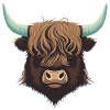 Yak Head Illustration