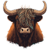Yak Head Artwork