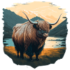 Yak with Lake
