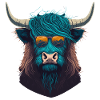 Yak with Sunclasses