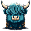 Nette Yak-Illustration