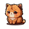 Kawaii Golden Brown Kitty