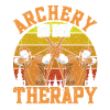 Archery is my therapy retro