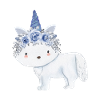 Cute arctic fox