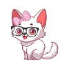 Cute arctic fox