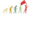 Farbwächter Flagge Mädchen Evolution