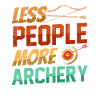 Fewer people, more archery
