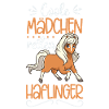 Coole Mädchen reiten Haflinger