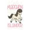 Coole Mädchen reiten Isländer