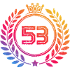 53 Number wreath