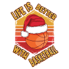 Basketball Christmas Christmas Hat