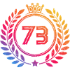 73 Number wreath
