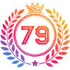 79 Number wreath