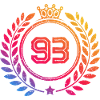 93 Number wreath