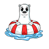 Polar bear motif