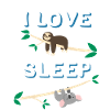 I love to sleep