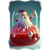Weihnachtsmann-Gelee