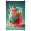 Weihnachtsmann-Gelee