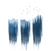 Three forest stripes