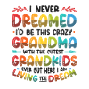 Proud grandmother loves her grandchildren