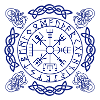 Vegvisir blau