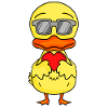 Canard avec coeur - Love Romantic