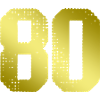 80 Number jersey