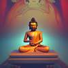 Buddha statue portrait